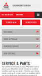 Mobile Screenshot of crownmitsubishi.com